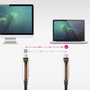 Nanocable Cable USB-C 3.2 Gen2x1 AOC 15m 8K 60W Negro