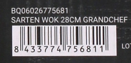 Quttin Sartén Wok Grandchef 28 cm (6 Unidades) Quttin Sartén Wok Grandchef 28 cm (6 Unidades)