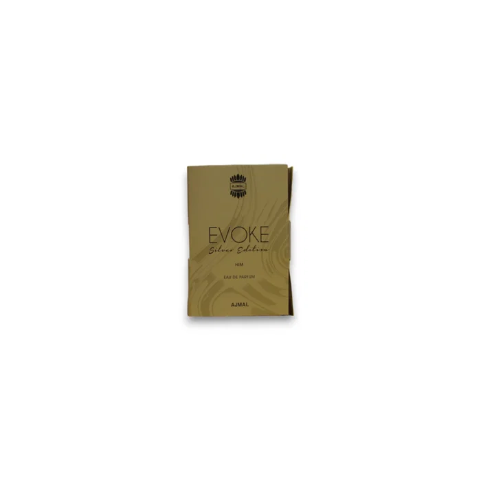 Ajmal Evoke Silver Agua de perfume para hombres 1.5 ml Vial Ajmal Evoke Silver Agua de perfume para hombres 1.5 ml Vial