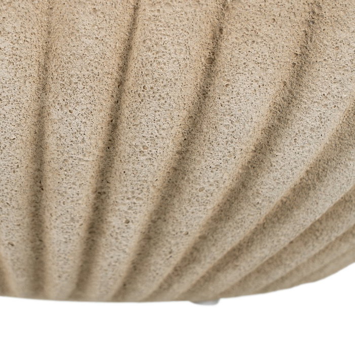 Centro Mesa Beige Cerámica Decoración 40 X 25 X 14 cm