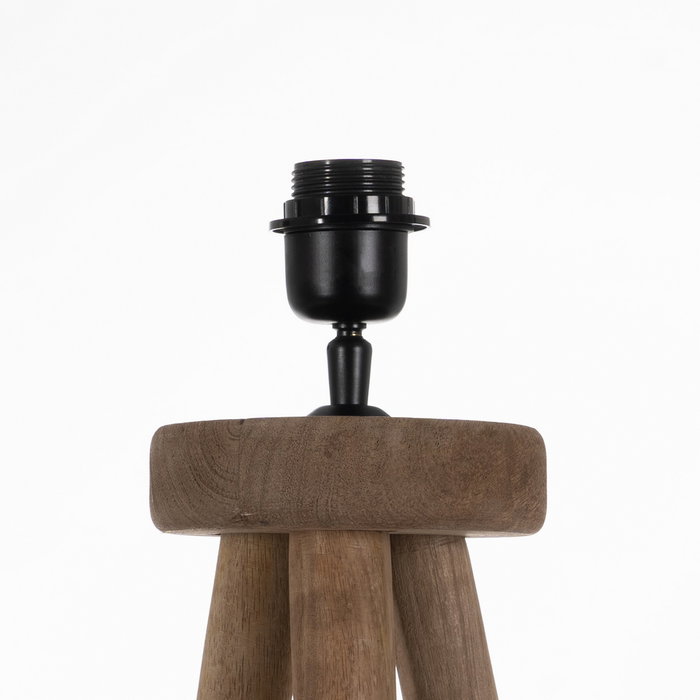 Base Lámpara Suelo Marrón 50 X 50 X 122 cm