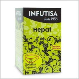 INFUTISA Hepati 16 Infusion 25 Bolsitas, depurativa con alcachofera y diente de león