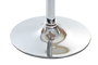 DKD Home Decor Taburete de PU Nogal Ajustable Cromado
