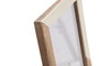 DKD Home Decor Marco de Fotos 13x18 Mango y Cristal Blanco