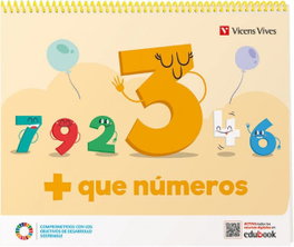 VICENS VIVES, + QUE NUMEROS 3 (ED.INFANTIL)