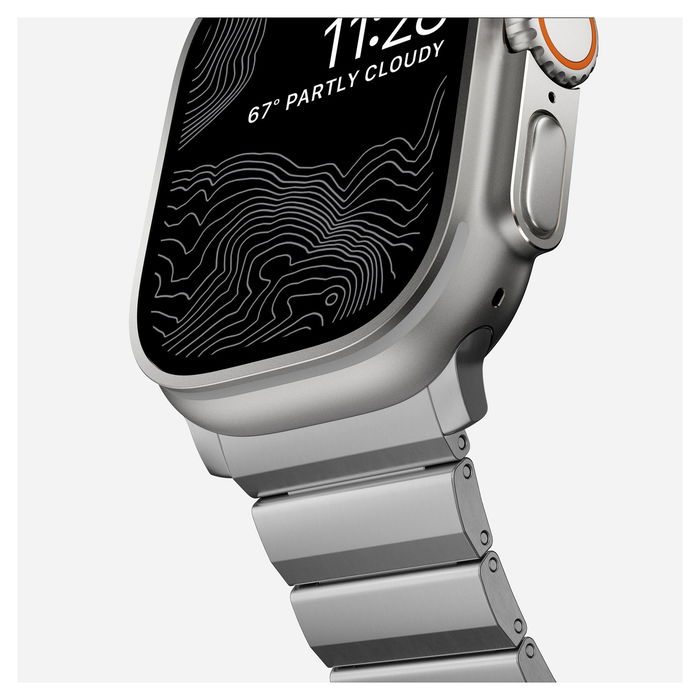 Nomad Nomad Strap Titanium Silver V2 42/44/45/49mm