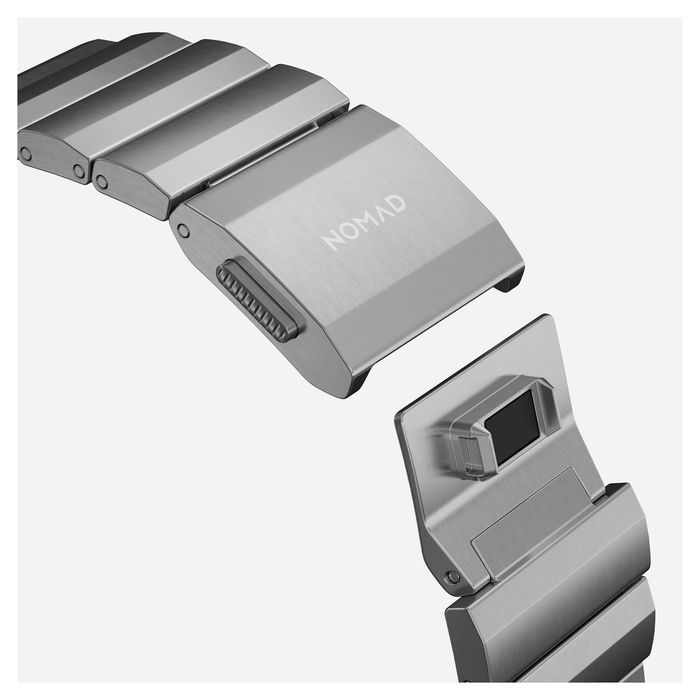 Nomad Nomad Strap Titanium Silver V2 42/44/45/49mm