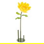Flor Loto Amarillo Artificial Decoración 55 X 55 X 130 cm