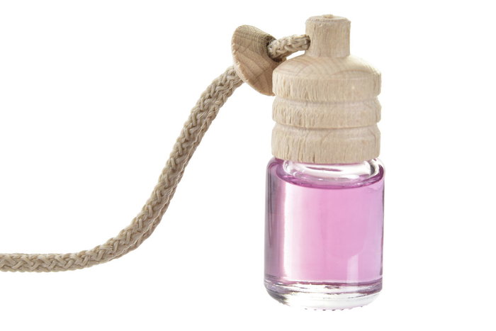 Ambientador Coche Basicos DKD Home Decor Lila 3 x 11 x 6.5 cm (32 Unidades)