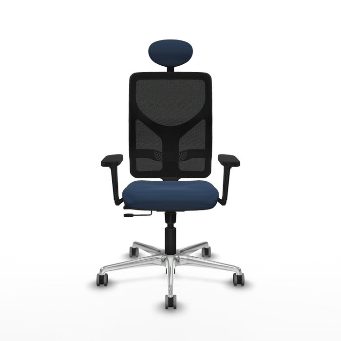 PIQUERAS Y CRESPO Silla de oficina Motilla con mecanismo Sincro/Traslack, Azul marino y Negro PIQUERAS Y CRESPO Silla de oficina Motilla con mecanismo Sincro/Traslack, Azul marino y Negro