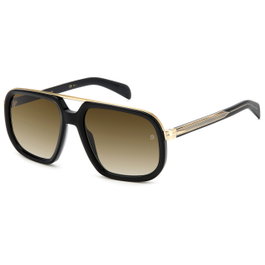 David Beckham DB-7101-S-2M2 Gafas de sol con montura negra y cristal marrón