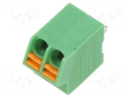 PHOENIX CONTACT Listón para impresión de alimentación 2 pines 9A 200V Verde