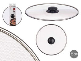 Kinvara Tapa para Sartén de Acero con Rejilla, 25 cm (Set de 24)