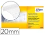 Avery Recambio Navetes para Pistola Sujeta Etiquetas 20 mm Consumible Polipropileno Paleta Neutro Ideal Comercios