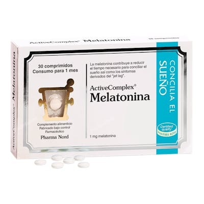 Pharma Nord Melatonina Activecomplex 30 Comp. 1mg - Ayuda para Conciliar el Sueño y Jet-Lag Pharma Nord Melatonina Activecomplex 30 Comp. 1mg - Ayuda para Conciliar el Sueño y Jet-Lag