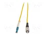 QOLTEC Latiguillo de fibra óptica duplex FC/UPC, LC/UPC 3m 9/125µm