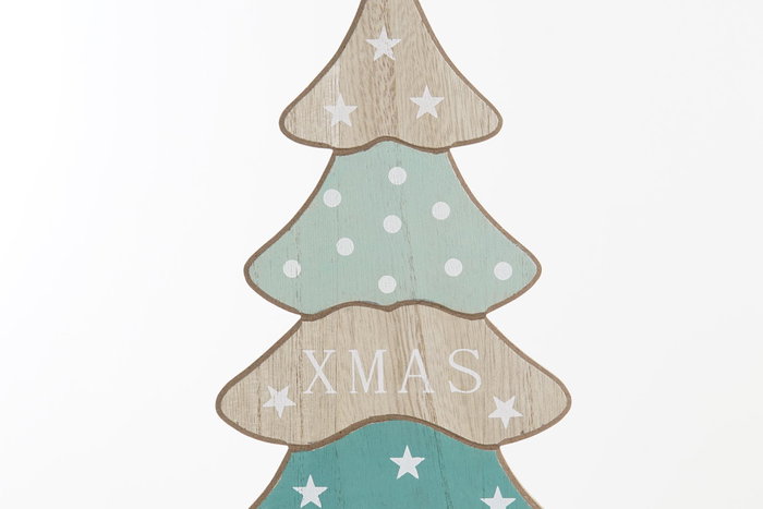 DKD Home Decor Decoración de Madera Árbol Surtida 19x8x45 cm