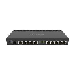 Mikrotik RB4011IGS+RM Router con 10 Puertos Gigabit PoE, 1 Puerto SFP+, RouterOS, 4 Núcleos, Montaje Rack 1U