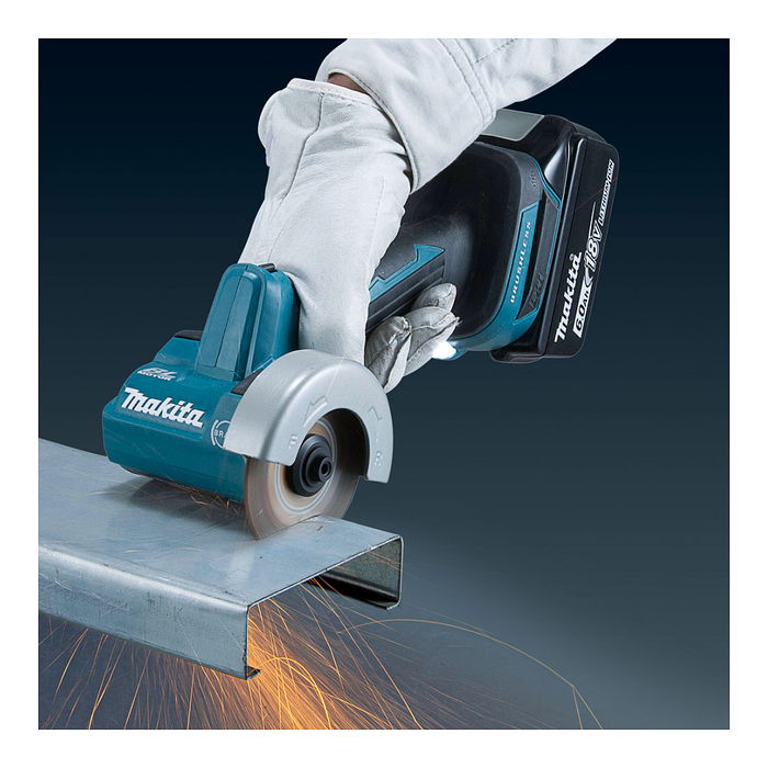 Makita DMC300Z Amoladora Angular a Batería, 18V 5Ah, 2000 RPM, Disco 7.6cm