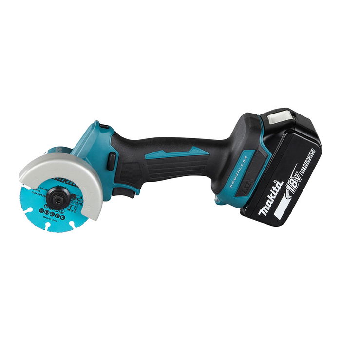 Makita DMC300Z Amoladora Angular a Batería, 18V 5Ah, 2000 RPM, Disco 7.6cm