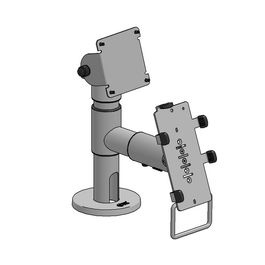 Ergonomic Solutions Pole VESA 75 Soporte de Pantalla en Brazo