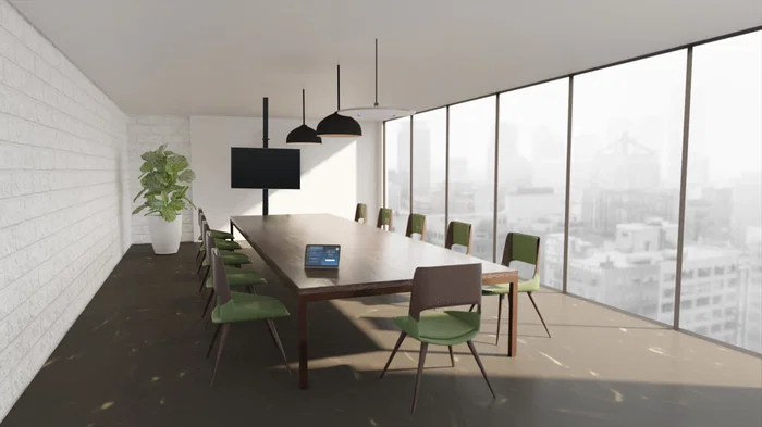 Vision VFM-POST Soporte para Pantalla de Señalización Negro, Soporte de Suelo Fijo, 150 kg, Ajuste de Altura, Aluminio, Orientación Paisaje/Retrato