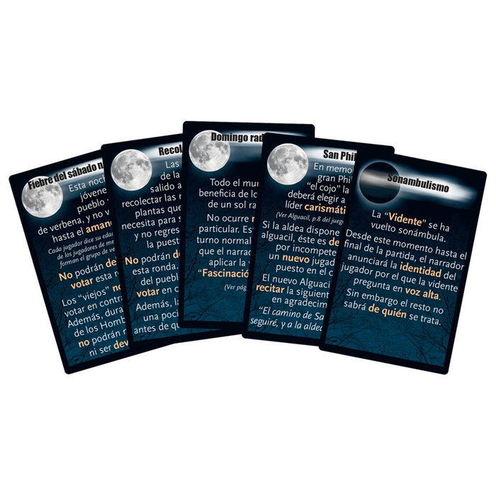 Lui-même Juego de Cartas Los Hombres Lobo de Castronegro: Luna Nueva - Expansión en Español con Nuevos Eventos y Personajes, Ref LOB02ES, para 8-18 Jugadores