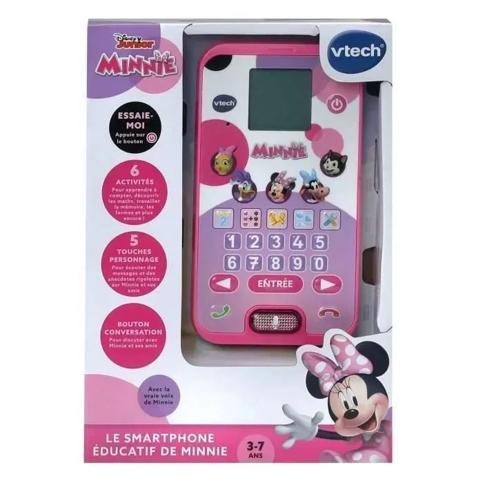 Vtech VT3417765620058 Smartphone Educativo Minnie - Idioma Francés