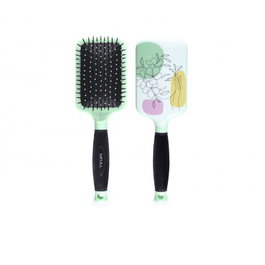 Bifull Cepillo Raqueta Silhouette Verde Pastel