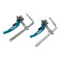 Makita 199826-6 Juego de 2 abrazaderas