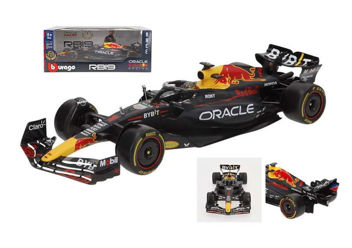 Burago Oracle Red Bull Racing Rb19 F1 Escala 1:18