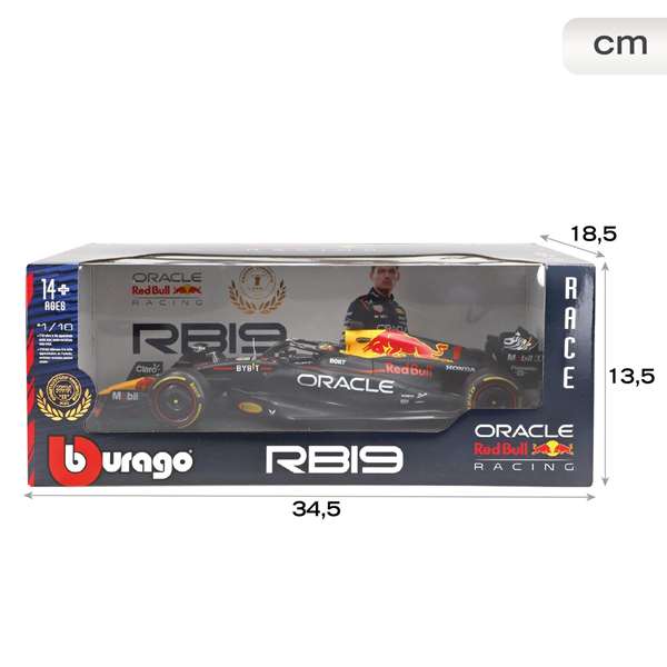 Burago Oracle Red Bull Racing Rb19 F1 Escala 1:18