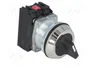PROMET Interruptor Rotativo NEF30-PSXY Negro 30mm 2 Posiciones