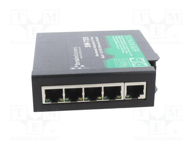BRAINBOXES SW-725 Switch Ethernet no administrado de 5 puertos BRAINBOXES SW-725 Switch Ethernet no administrado de 5 puertos