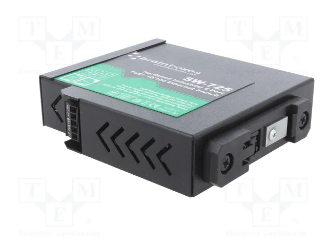 BRAINBOXES SW-725 Switch Ethernet no administrado de 5 puertos BRAINBOXES SW-725 Switch Ethernet no administrado de 5 puertos