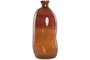 DKD Home Decor Jarrón de Cristal Reciclado Orgánico Bicolor Ámbar 43L