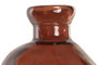 DKD Home Decor Jarrón de Cristal Reciclado Orgánico Bicolor Ámbar 43L
