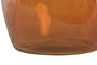 DKD Home Decor Jarrón de Cristal Reciclado Orgánico Bicolor Ámbar 43L
