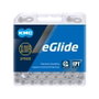 KMC eGlide Cadena 9-11v para Bicicleta Eléctrica Shimano Linkglide 118 Eslabones