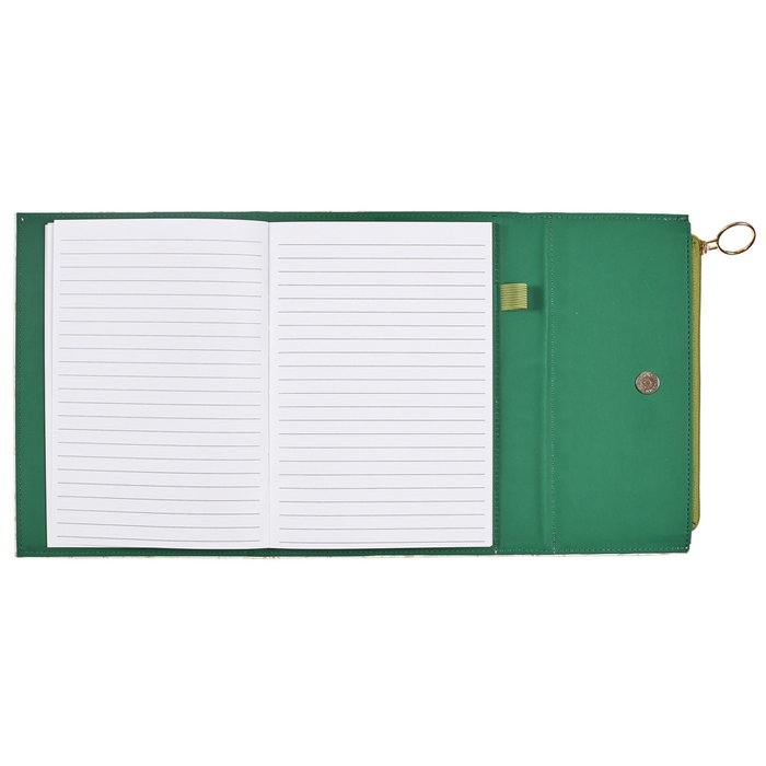 The Concept Factory Libreta Con Estuche Integrado Pour Elle Floreada 80 Páginas Goma Sujeción Bolígrafo PU 15.5x2x21 cm The Concept Factory Libreta Con Estuche Integrado Pour Elle Floreada 80 Páginas Goma Sujeción Bolígrafo PU 15.5x2x21 cm