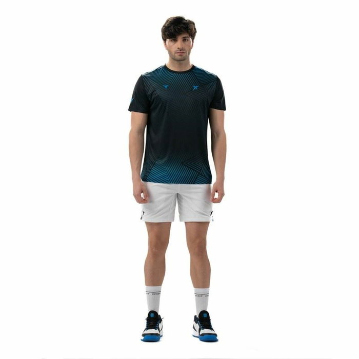 Pantalones Cortos Deportivos para Hombre Drop Shot Abian Campa Blanco