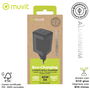 muvit for change cargador de pared 2 Tipo C PD45W aluminio