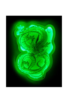 Madcow Entertainment Lámpara Neón Shenron Dragon Ball Decoración Pared LED