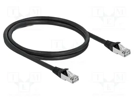 DeLOCK Cable de red RJ45 Cat.6A S/FTP PUR Outdoor 1 m negro