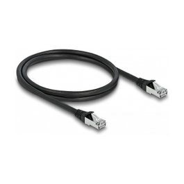 DeLOCK Cable de red RJ45 Cat.6A S/FTP PUR Outdoor 1 m negro