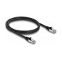 DeLOCK Cable de red RJ45 Cat.6A S/FTP PUR Outdoor 1 m negro