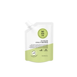 Mimare Acondicionador Método Curly Co Wash 200ml para Cabello Ondulado y Rizado con Agua de Melón