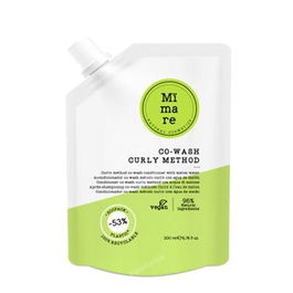 Mimare Acondicionador Método Curly Co Wash 200ml para Cabello Ondulado y Rizado con Agua de Melón