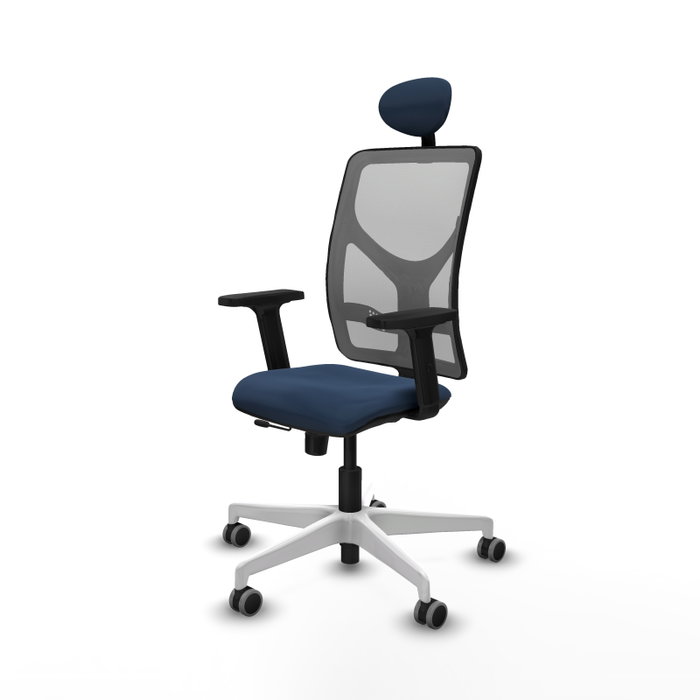 PIQUERAS Y CRESPO Silla de oficina Motilla con mecanismo Sincro/Traslack, Azul marino y Gris PIQUERAS Y CRESPO Silla de oficina Motilla con mecanismo Sincro/Traslack, Azul marino y Gris