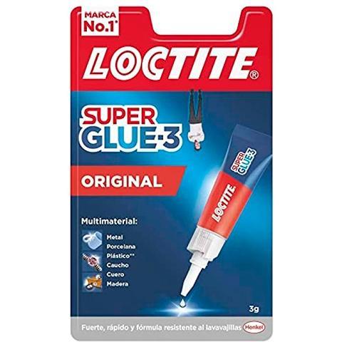 Loctite Super Glue-3 Adhesivo Instantáneo Original 3 gr Loctite Super Glue-3 Adhesivo Instantáneo Original 3 gr